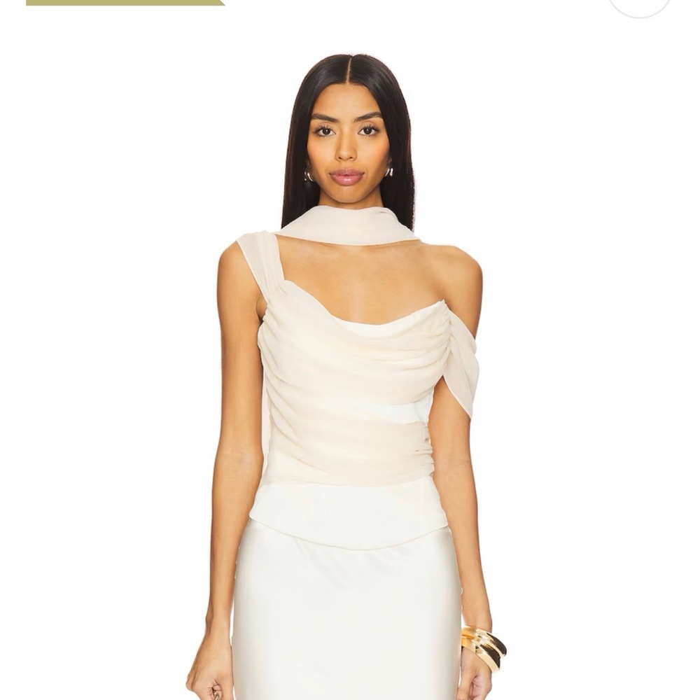 Elegant Cream Women's Top